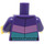 LEGO Dark Purple Girl with Dark Purple Jacket Minifig Torso (973 / 76382)