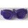 LEGO Dunkelviolett Glasses, Gerundet (93080)