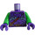LEGO Dunkelviolett Green Goblin Minifig Torso (973 / 76382)