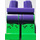 LEGO Morado oscuro Verde Goblin Minifigura Caderas y piernas (3815 / 21145)