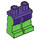 LEGO Dark Purple Green Goblin Minifigure Hips and Legs (3815 / 21145)