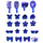 LEGO Dark Purple Hair Accessories Pack (93080 / 96389)