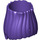 LEGO Dark Purple Hair with Hollow Inside (65463)