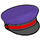 LEGO Dark Purple Hat with Brim with Red Line (12895 / 65174)