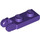 LEGO Dark Purple Hinge Plate 1 x 2 with Locking Fingers with Groove (44302)