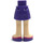 LEGO Dark Purple Hip with Basic Curved Skirt with Magenta Shoes with Thick Hinge (23896 / 35614)