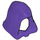 LEGO Dark Purple Hood with Closed Bottom (30381 / 98011)