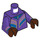 LEGO Dark Purple Kingsley Shacklebolt Minifig Torso (973)