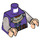 LEGO Dark Purple Lake-town Guard Minifig Torso (973 / 76382)