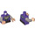 LEGO Dunkelviolett Lake-town Bewachen Minifig Torso (973 / 76382)