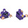 LEGO Dark Purple Lawrence the Boombox Goon Minifig Torso (76382)