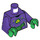 LEGO Dunkelviolett Lex Luthor Light Green Armor Minifig Torso (973 / 76382)