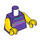 LEGO Violet Foncé Homme - Dark Violet Gilet Minifigurine Torse (973 / 76382)