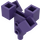 LEGO Dark Purple Minecraft Creeper Torso (19734 / 34102)