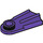 LEGO Dunkelviolett Minifig Flipper  (10190 / 29161)