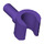 LEGO Dark Purple Minifig Hand (3820)