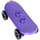 LEGO Dunkelviolett Minifig Skateboard mit Schwarz Räder
