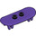 LEGO Dark Purple Minifig Skateboard with Four Wheel Clips (42511 / 88422)