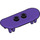 LEGO Dunkelviolett Minifig Skateboard mit Vier Rad Clips (42511 / 88422)