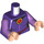 LEGO Dark Purple Minifig Torso Evil Queen (973 / 76382)