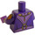 LEGO Dark Purple Minifig Torso Tiefling Sorcerer (973)