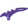 LEGO Dark Purple Minifig Weapon Crescent Blade Serrated (98141)