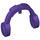 LEGO Dark Purple Minifigure Headphones (14045)