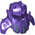 LEGO Dark Purple Minifigure Helmet (28847)