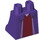 LEGO Donkerpaars Minifigure Skirt met Dark Rood Middle (36036 / 103947)