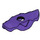 LEGO Dark Purple Minifigure Wavy Shoulder Armor (11438)