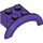 LEGO Dark Purple Mudguard Brick 2 x 4 x 1 with Wheel Arch (28579 / 98282)
