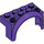 LEGO Dark Purple Mudguard Brick 2 x 4 x 2 with Wheel Arch (3387)