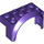 LEGO Dark Purple Mudguard Brick 2 x 4 x 2 with Wheel Arch (3387)