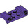 LEGO Dark Purple Mudguard Plate 2 x 4 with Headlights and Curved Fenders (93590)
