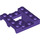 LEGO Dark Purple Mudguard Vehicle Base 4 x 4 x 1.3 (24151)