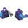 LEGO Violet Foncé Nebula avec Dark Violet Costume et Azur Foncé Tête Minifigurine Torse (973 / 76382)