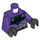 LEGO Dunkelviolett Ocean Master Minifig Torso (973 / 76382)