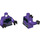LEGO Dark Purple Ocean Master Minifig Torso (973 / 76382)