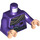 LEGO Dunkelviolett Ori the Zwerg Torso (973 / 76382)