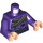 LEGO Dunkelviolett Ori the Dwarf Torso (973 / 76382)