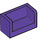 LEGO Dark Purple Panel 1 x 2 x 1 with Closed Corners (23969 / 35391)