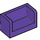 LEGO Violet foncé Panneau 1 x 2 x 1 avec fermé Coins (23969 / 35391)