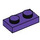 LEGO Morado oscuro Placa 1 x 2 (3023 / 28653)