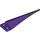 LEGO Morado oscuro Placa 1 x 2 con Flexible Negro Tip (61406)