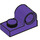 LEGO Dark Purple Plate 1 x 2 with Pin Hole (11458)