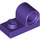 LEGO Dark Purple Plate 1 x 2 with Pin Hole (11458)