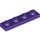 LEGO Morado oscuro Placa 1 x 4 (3710)