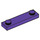 LEGO Dark Purple Plate 1 x 4 with Two Studs without Groove (92593)