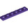 LEGO Violet Foncé assiette 1 x 6 (3666)