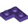 LEGO Dark Purple Plate 2 x 2 Corner (2420)